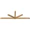Ekena Millwork Kennewick Timber Gable Bracket, Western Red Cedar, 108"W x 36"H x 3 1/2"D x 3 1/2"F, 8/12 Pitch GBW108X36X0404KEN00SWR - alternate 2